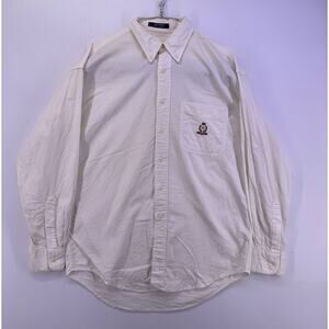 Vintage Champs X Ralph Lauren White Button Down Size M